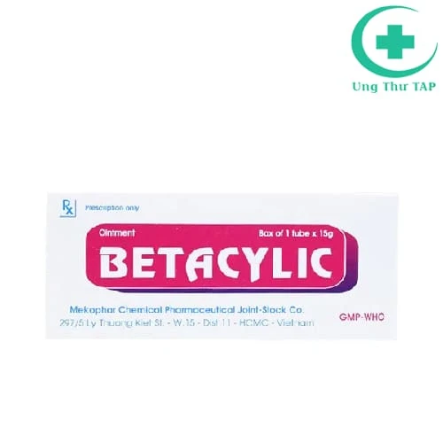 Betacylic Mekophar - Thuốc hỗ trợ điều trị hội chứng viêm da 