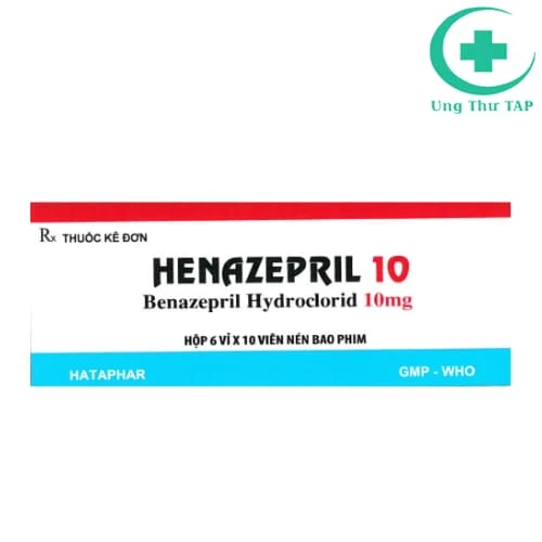 Henazepril 10mg Hataphar - Thuốc điều trị viêm xương khớp