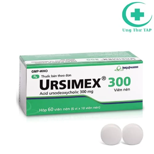 Ursimex 300 Imexpharm - Hỗ trợ bảo vệ và phục hồi tế bào gan