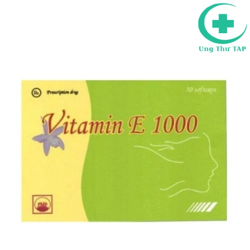 Vitamin E 1000 Pymepharco - Ngăn ngừa tàn nhang, mụn trứng cá