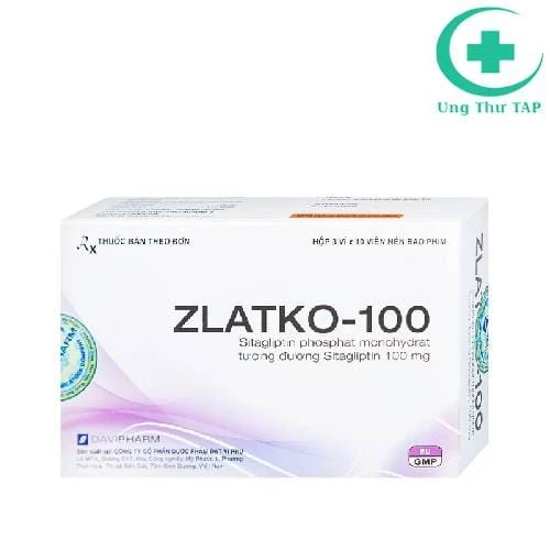 Zlatko-100 Davipharm - Thuốc điều trị đái tháo đường tuýp 2