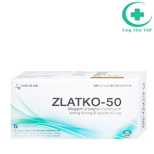 Zlatko-50 Davipharm - Thuốc điều trị bệnh đái tháo đường tuýp 2