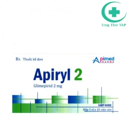 Apiryl 2 Apimed - Thuốc điều trị đái tháo đường type 2