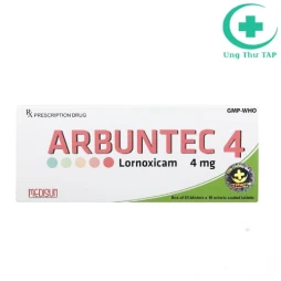 Arbuntec 4 Medisun - Thuốc điều trị viêm đau xương khớp