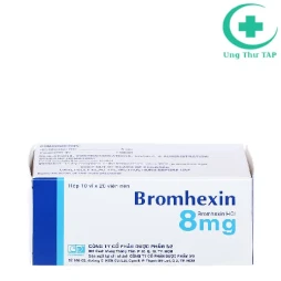 Bromhexin 8mg F.T.Pharma - Thuốc điều trị viêm phế quản hiệu quả