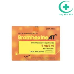 Bromhexine A.T (ống 5ml) - Thuốc trị nhiễm khuẩn đường hô hấp