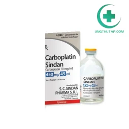 Carboplatin Sindan 450mg/45ml - Thuốc điều trị ung thư của Romania