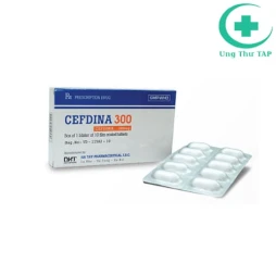 Cefdina 300 Hataphar - Thuốc điều trị bệnh viêm, nhiễm khuẩn