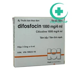 Difosfocin 1000mg/4ml - Thuốc điều trị viêm tụy cấp tính và mạn tính