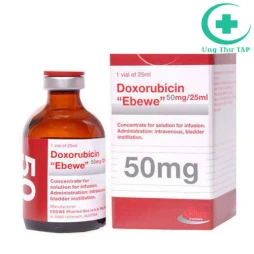 Docetaxel "Ebewe" 20ml/2ml - Thuốc trị úng thư vú của Aó