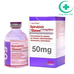 Doxorubicin "Ebewe" 50mg/25ml - Thuốc điều trị ung thư của Áo