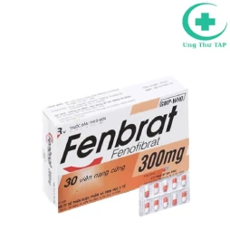 Fenbrat 300mg Mebiphar - Thuốc điều trị máu cao
