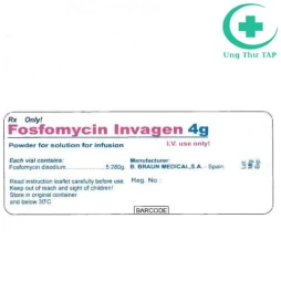 Fosfomycin Invagen 1g B.Braun - Thuốc nhiễm khuẩn chất lượng