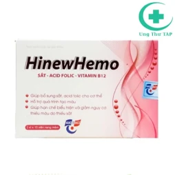 HinewHemo - Bổ sung sắt và Acid Folic cho cơ thể