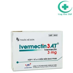 Ivermectin 3mg A.T - Thuốc điều trị nhiễm giun sán kí sinh