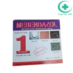 Mebendazol 500mg Armephaco - Thuốc trị giun, sán chất lượng