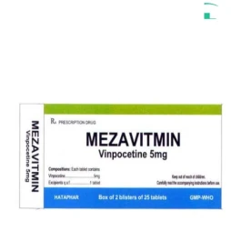 Mezavitmin 5mg Hataphar - Điều trị rối loạn tuần hoàn máu não