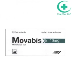 Movabis 10mg Pymepharco - Điều trị hỗ trợ bệnh hen hiệu quả
