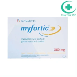 Myfortic 360mg - Thuốc dự phòng sự thải loại mảnh ghép cấp tính