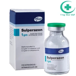 Sulperazone 1gm - Thuốc điều trị nhiễm khuẩn đường hô hấp
