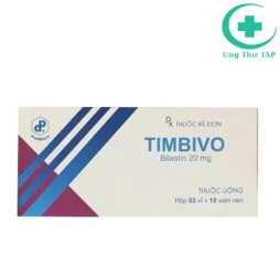 Timbivo 20 Pharbaco - Thuốc điều trị viêm mũi dị ứng, mày đay