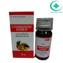 Unorizine syrup 2,5 BV Pharma - Siro điều trị viêm mũi dị ứng