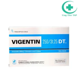 Vigentin 250/31,25 DT Pharbaco (viên nén phân tán) - Trị nhiễm khuẩn