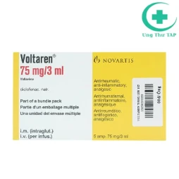Voltaren 75mg/3ml Novartis (tiêm) - Thuốc xương khớp chất lượng