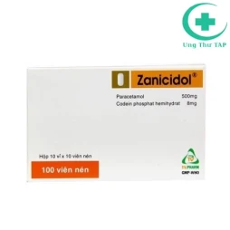 Zanicidol 500mg - Thuốc điều trị đau nhức, hạ sốt của TV.Pharm