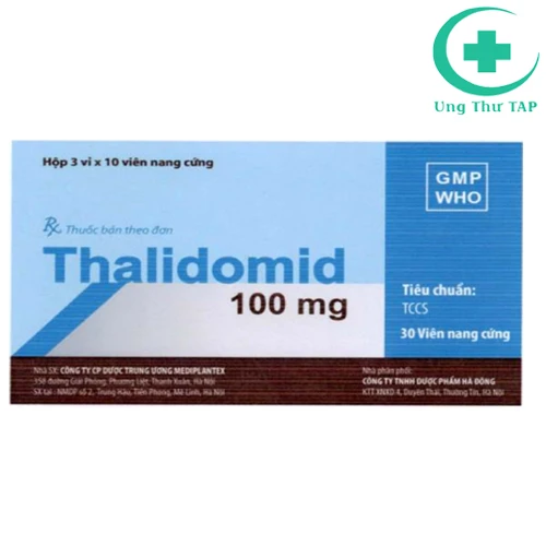 Thalidomid 100 Mediplantex - Thuốc điều trị đa u tủy hiệu quả