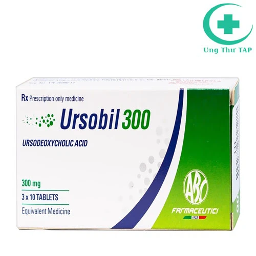 Ursobil 300mg - Thuốc điều trị xơ gan mật nguyên phát của Ý