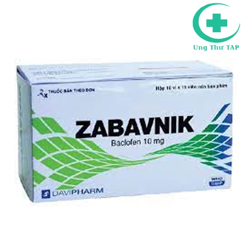 Zabavnik - Thuốc điều trị co thắt trong, tổn thương tủy sống