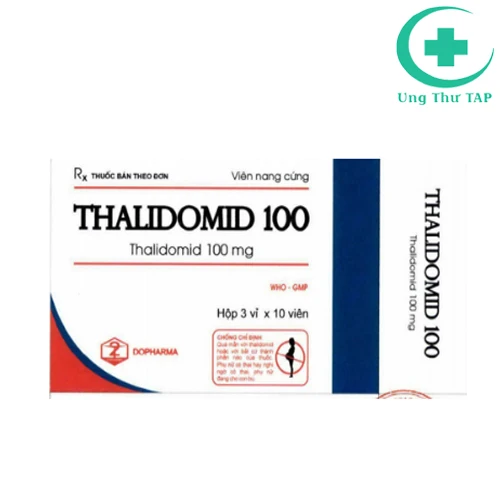 Thalidomid 100 Dopharma - Thuốc trị đa u tủy giai đoạn đầu