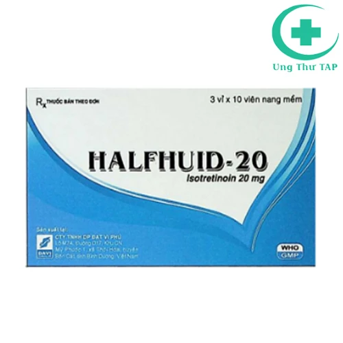 Halfhuid 20 - Thuốc trị mụn trứng cá thể nặng của Davipharm