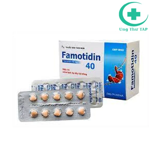 Famotidin 40mg - Thuốc điều trị viêm loét dạ dày tá tràng