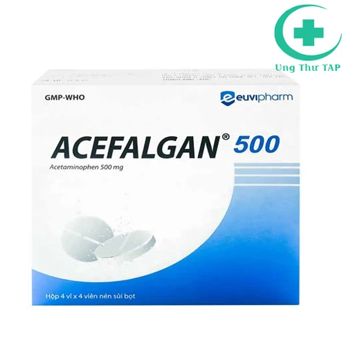 Acefalgan 500 - Thuốc kháng sinh giảm đau hạ sốt hiệu quả