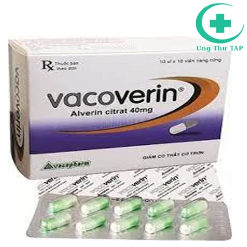 Vacoverin - Thuốc giảm đau do co thắt cơ trơn ở đường tiêu hóa