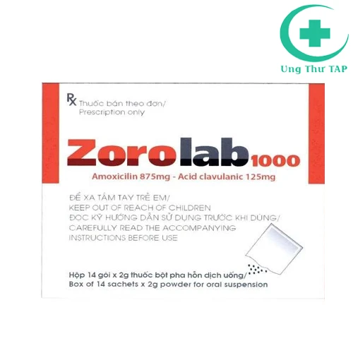 Zorolab 1000 - Thuốc điều trị nhiễm khuẩn nặng hiệu quả