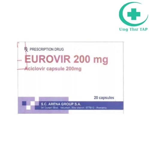Eurovir 200mg - Thuốc điều trị Zona (giời leo) hiệu quả