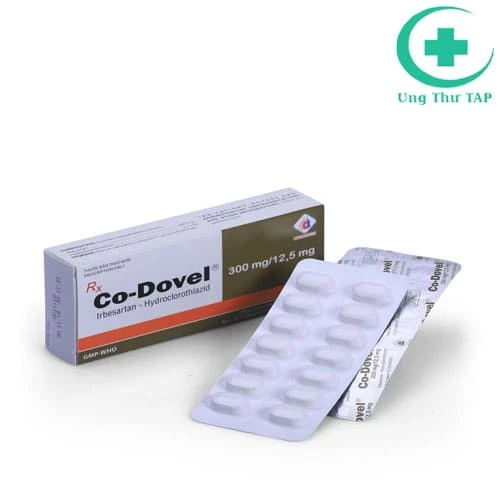 Co-Dovel 300 mg/12,5 mg - Thuốc điều trị tăng huyết áp