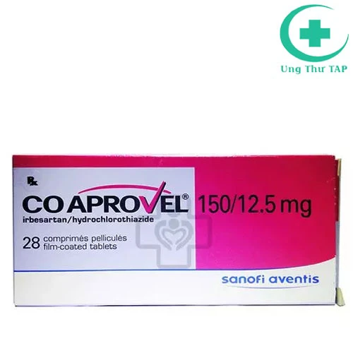 CoAprovel 150/12.5mg - Thuốc điiều trị tăng huyết áp của Pháp