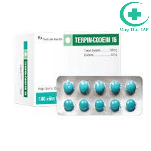 Terpin-Codein 15 TV.Pharm - Thuốc chữa ho, long đờm hiệu quả