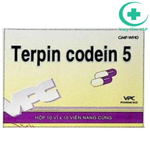 Terpin Codein 5 DCL - Thuốc long đờm, trị ho của Dược Cửu Long