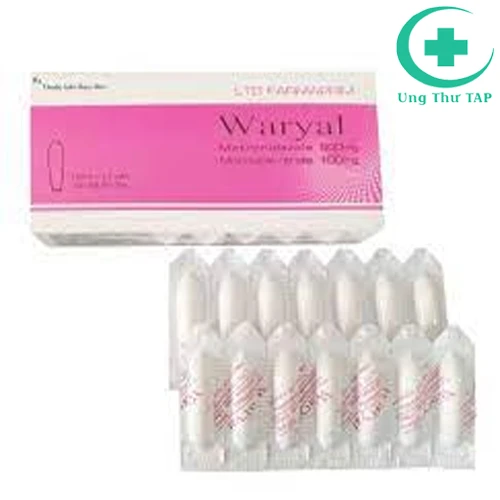 Waryal - Thuốc đặt điều trị viêm nhiễm âm đạo hiệu quả