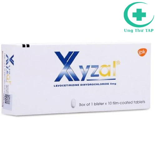 Xyzal Tab 5mg - Thuốc trị viêm mũi dị ứng, mề đay của Thụy Sĩ
