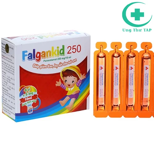Falgankid 250 - Thuốc giảm đau hạ sốt cho trẻ em hiệu quả