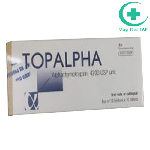 Topalpha - Thuốc kháng viêm giảm phù nề của Us Pharma 