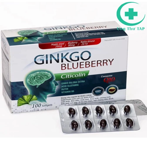 Ginkgo Blueberry - Hoạt huyết dưỡng não giảm đau đầu, tiền đình