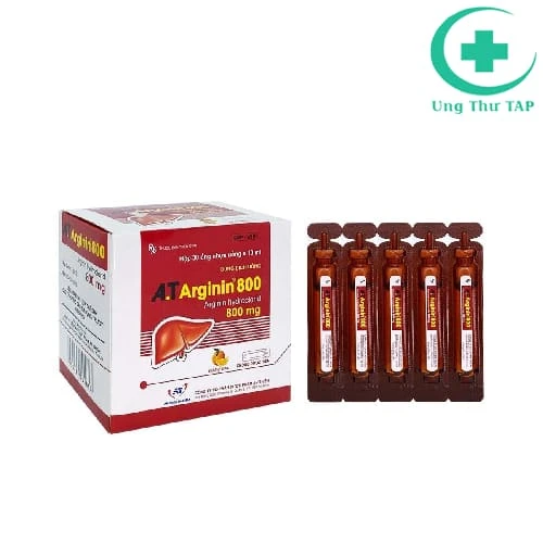 A.T Arginin 800 - Thuốc điều trị các rối loạn chức năng gan