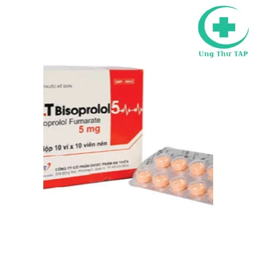 A.T Bisoprolol 5 - Thuốc điều trị tăng huyết áp của DP An Thiên 